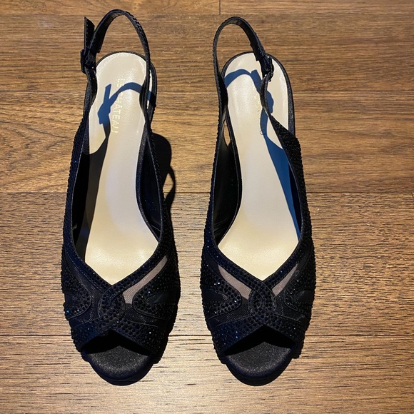 NEW Sparkly Slingback Heels - size 9 - Picture 5 of 11